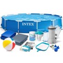 Intex Basen ogrodowy stelażowy 366 x 76 cm 16w1 INTEX 28212