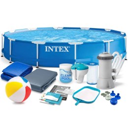 Intex Basen ogrodowy stelażowy 366 x 76 cm 16w1 INTEX 28212