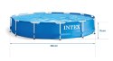 Intex Basen ogrodowy stelażowy 366 x 76 cm INTEX 28210