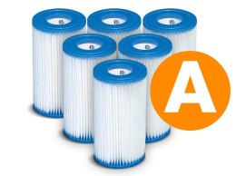 Intex Filtr do pompy komplet Typ A 6 szt INTEX 29000 x6