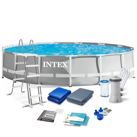 Intex Basen ogrodowy stelażowy 457 x 107 cm 12w1 INTEX 26724