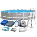 Intex Basen ogrodowy stelażowy 610 x 132 cm 12w1 INTEX 26756