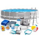 Intex Basen ogrodowy stelażowy 610x132 cm 18w1 INTEX 26756