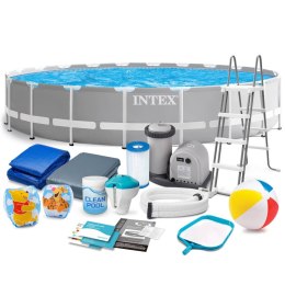 Intex Basen ogrodowy stelażowy 610x132 cm 18w1 INTEX 26756