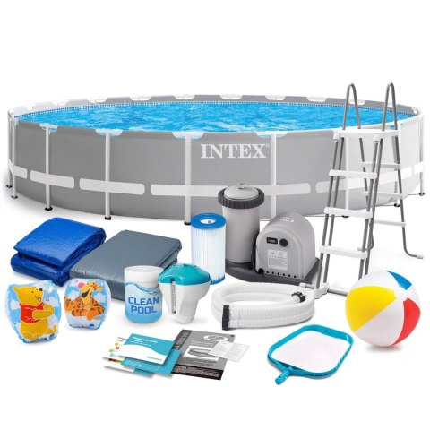 Intex Basen ogrodowy stelażowy 610x132 cm 18w1 INTEX 26756 Intex Basen ogrodowy stelażowy 610x132 cm 18w1 INTEX 26756
