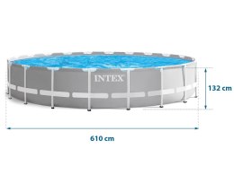 Intex Basen ogrodowy stelażowy 610x132 cm 18w1 INTEX 26756