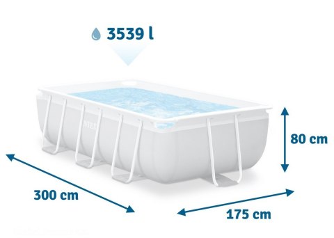 Intex Basen ogrodowy stelażowy Prism Frame 300 x 175 x 80 cm 4w1 INTEX 26784 Intex Basen ogrodowy stelażowy Prism Frame 300 x 175 x 80 cm 4w1 INTEX 26784