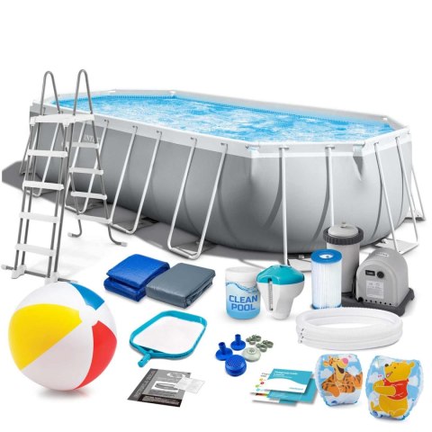 Intex Basen prostokątny 610x305x122cm 18w1 Intex 26798 Intex Basen prostokątny 610x305x122cm 18w1 Intex 26798