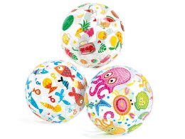 Intex Dmuchana piłka plażowa z nadrukiem 51 cm INTEX 59040 rybki