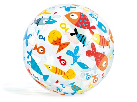 Intex Dmuchana piłka plażowa z nadrukiem 51 cm INTEX 59040 rybki Intex Dmuchana piłka plażowa z nadrukiem 51 cm INTEX 59040 rybki