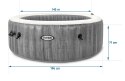 Intex Dmuchane SPA z hydromasażem 4 osobowe zestaw INTEX 28440