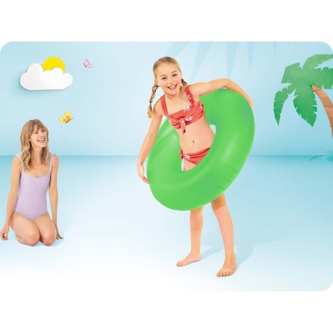 Intex Koło do pływania Neon śr 91 cm - 3 kolory INTEX 59262 zielony Intex Koło do pływania Neon śr 91 cm - 3 kolory INTEX 59262 zielony