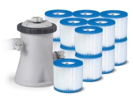 Intex Pompa filtrująca do basenów 1250L/h INTEX 28602 / 29007 + 13 filtrów!