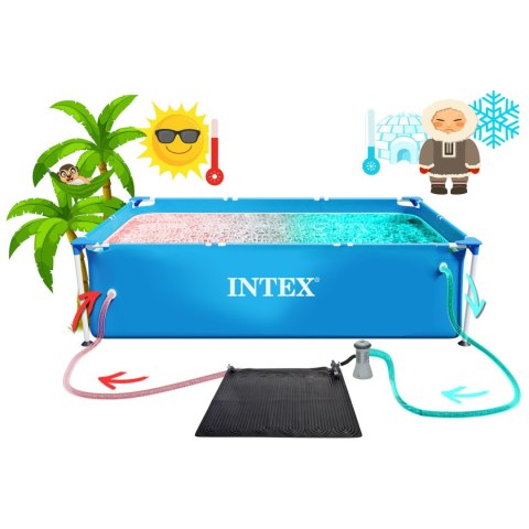 Intex Solarny panel podgrzewający wodę 120 x 120 cm INTEX 28685 Intex Solarny panel podgrzewający wodę 120 x 120 cm INTEX 28685