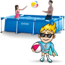 Intex Basen ogrodowy stelażowy 300 x 200 x 75 cm 15w1 INTEX 28272 + maszynka do baniek GRATIS