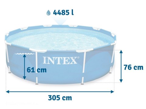 Intex Basen ogrodowy stelażowy 305 x 76 cm 15w1 INTEX 28202 + maszynka do baniek GRATIS Intex Basen ogrodowy stelażowy 305 x 76 cm 15w1 INTEX 28202 + maszynka do baniek GRATIS