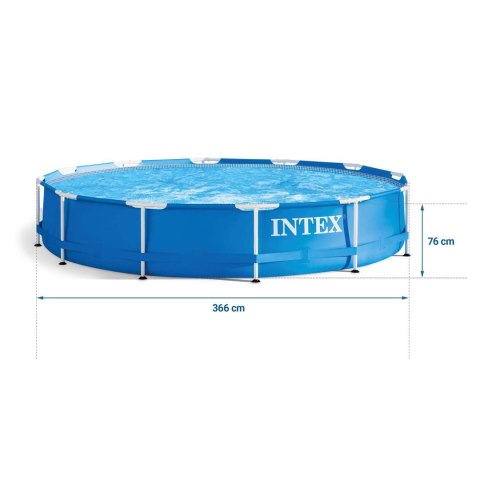 Intex Basen ogrodowy stelażowy 366 x 76 cm 16w1 INTEX 28212 + maszynka do baniek GRATIS Intex Basen ogrodowy stelażowy 366 x 76 cm 16w1 INTEX 28212 + maszynka do baniek GRATIS