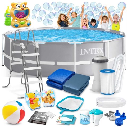 Intex Basen ogrodowy stelażowy 366 x 99 cm 17w1 INTEX 26716 + maszynka do baniek GRATIS Intex Basen ogrodowy stelażowy 366 x 99 cm 17w1 INTEX 26716 + maszynka do baniek GRATIS