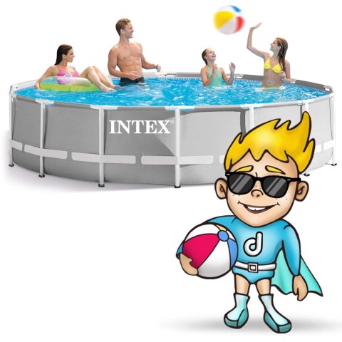 Intex Basen ogrodowy stelażowy 427 x 107 cm 21w1 INTEX 26720 + maszynka do baniek GRATIS Intex Basen ogrodowy stelażowy 427 x 107 cm 21w1 INTEX 26720 + maszynka do baniek GRATIS