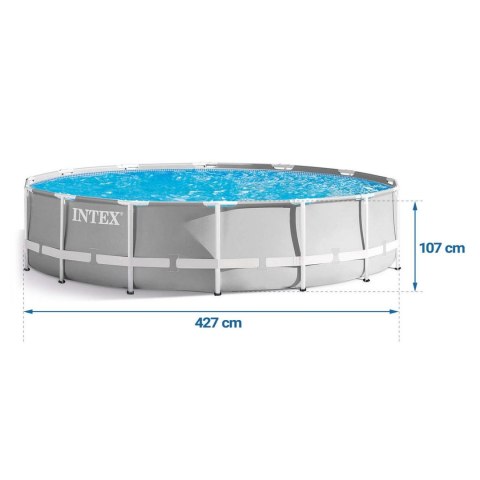 Intex Basen ogrodowy stelażowy 427 x 107 cm 21w1 INTEX 26720 + maszynka do baniek GRATIS Intex Basen ogrodowy stelażowy 427 x 107 cm 21w1 INTEX 26720 + maszynka do baniek GRATIS
