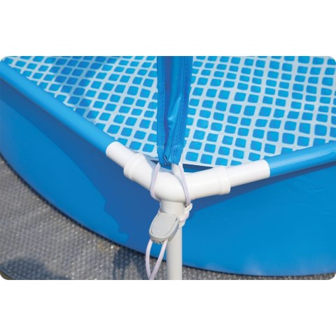 Intex Basen stelażowy dla dzieci z daszkiem 183 x 38 cm INTEX 28209 Intex Basen stelażowy dla dzieci z daszkiem 183 x 38 cm INTEX 28209