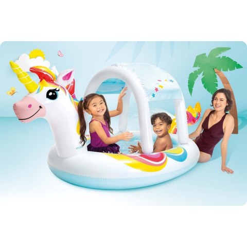 Intex Brodzik z daszkiem Jednorożec 254 x 132 cm Intex 58435 Intex Brodzik z daszkiem Jednorożec 254 x 132 cm Intex 58435