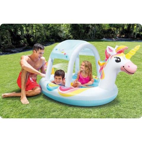 Intex Brodzik z daszkiem Jednorożec 254 x 132 cm Intex 58435 Intex Brodzik z daszkiem Jednorożec 254 x 132 cm Intex 58435