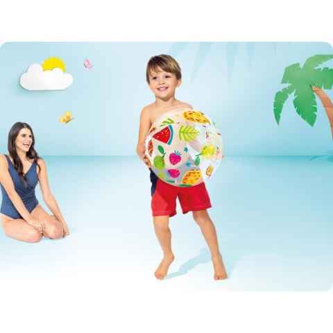 Intex Dmuchana piłka plażowa owoce 51 cm INTEX 59040 Intex Dmuchana piłka plażowa owoce 51 cm INTEX 59040