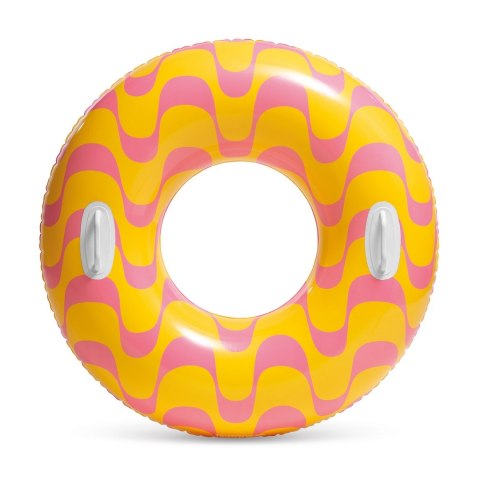 Intex Koło do pływania pomarańczowe w zygzaki 91 cm Intex Intex Koło do pływania pomarańczowe w zygzaki 91 cm Intex