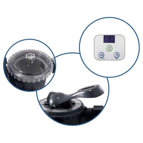 Intex Pompa filtrująca piaskowa 10500 l/h INTEX 26648 + 50 kg piasku Intex Pompa filtrująca piaskowa 10500 l/h INTEX 26648 + 50 kg piasku