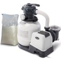 Intex Pompa filtrująca piaskowa 7900 l/h INTEX 26646 + piasek 25 kg
