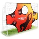 Neo-Sport Bramka do piłki nożnej 245 x 155 x 80 cm + mata celownicza Neo-Sport Bramka do piłki nożnej 245 x 155 x 80 cm + mata celownicza