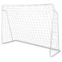 Neo-Sport Bramka do piłki nożnej 245 x 155 x 80 cm + mata celownicza Neo-Sport Bramka do piłki nożnej 245 x 155 x 80 cm + mata celownicza