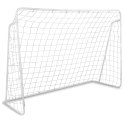 Neo-Sport Bramka do piłki nożnej 245 x 155 x 80 cm + mata celownicza Neo-Sport Bramka do piłki nożnej 245 x 155 x 80 cm + mata celownicza
