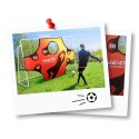 Neo-Sport Bramka do piłki nożnej 245 x 155 x 80 cm + mata celownicza Neo-Sport Bramka do piłki nożnej 245 x 155 x 80 cm + mata celownicza
