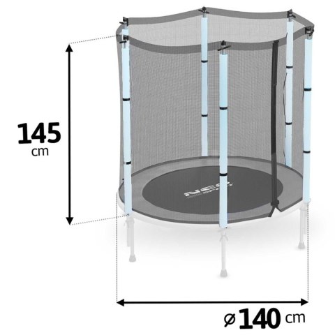 Neo-Sport Siatka zewnetrzna do trampoliny 140cm 4,5ft Neo-sport Neo-Sport Siatka zewnetrzna do trampoliny 140cm 4,5ft Neo-sport