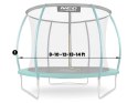 Neo-Sport Słupek dolny do trampoliny typu C 8-14 ft zielony Neo-Sport Neo-Sport Słupek dolny do trampoliny typu C 8-14 ft zielony Neo-Sport