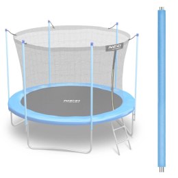 Neo-Sport Słupek górny do trampoliny z siatką wewnętrzną 6 ft niebieski Neo-Sport
