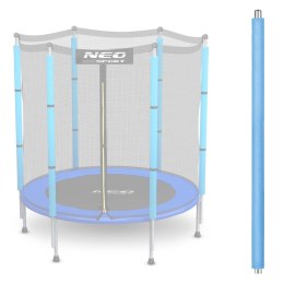 Neo-Sport Słupek górny do trampoliny z siatką zewnętrzną 4,5 ft niebieski Neo-Sport