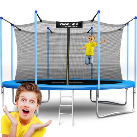 Neo-Sport Trampolina ogrodowa 15ft/465cm z siatką wewnętrzną i drabinką Neo-Sport Neo-Sport Trampolina ogrodowa 15ft/465cm z siatką wewnętrzną i drabinką Neo-Sport