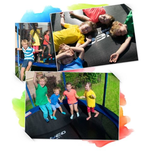 Neo-Sport Trampolina ogrodowa 15ft/465cm z siatką wewnętrzną i drabinką Neo-Sport Neo-Sport Trampolina ogrodowa 15ft/465cm z siatką wewnętrzną i drabinką Neo-Sport