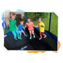 Neo-Sport Trampolina ogrodowa 15ft/465cm z siatką wewnętrzną i drabinką Neo-Sport