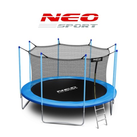 Neo-Sport Trampolina ogrodowa 15ft/465cm z siatką wewnętrzną i drabinką Neo-Sport Neo-Sport Trampolina ogrodowa 15ft/465cm z siatką wewnętrzną i drabinką Neo-Sport