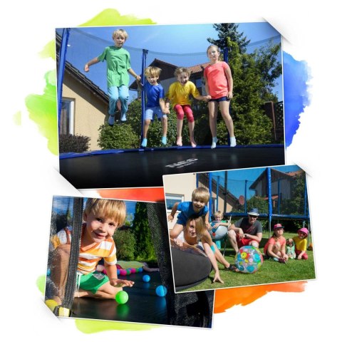 Neo-Sport Trampolina ogrodowa 6ft/183cm z siatką zewnętrzną i drabinką Neo-Sport Neo-Sport Trampolina ogrodowa 6ft/183cm z siatką zewnętrzną i drabinką Neo-Sport