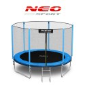 Neo-Sport Trampolina ogrodowa 6ft/183cm z siatką zewnętrzną i drabinką Neo-Sport