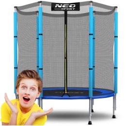 Neo-Sport Trampolina ogrodowa dla dzieci 140 cm 4,5ft Neo-Sport