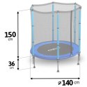 Neo-Sport Trampolina ogrodowa dla dzieci 140 cm 4,5ft Neo-Sport