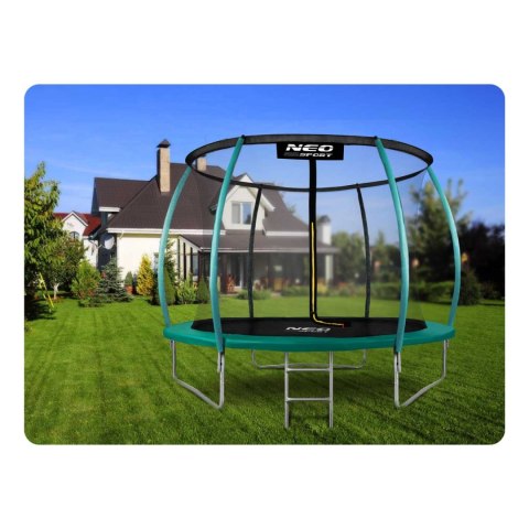 Neo-Sport Trampolina ogrodowa profilowana 10ft/312cmz siatką wewnętrzną Neo-Sport Neo-Sport Trampolina ogrodowa profilowana 10ft/312cmz siatką wewnętrzną Neo-Sport