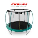 Neo-Sport Trampolina ogrodowa profilowana 10ft/312cmz siatką wewnętrzną Neo-Sport