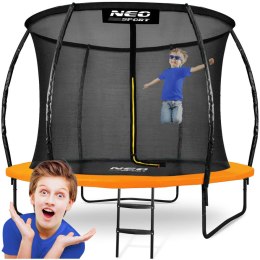 Neo-Sport Trampolina ogrodowa profilowana 10ft/312cmz siatką wewnętrzną Neo-Sport